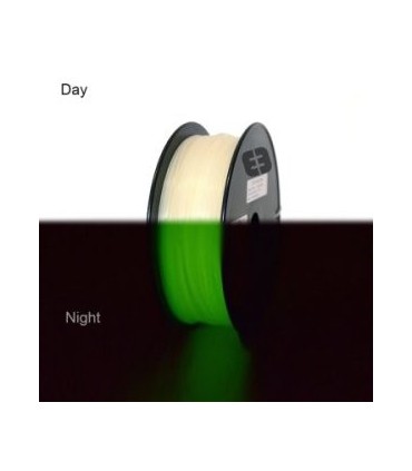 ABS 1.75 mm 750gr GLOW IN THE DARK GREEN